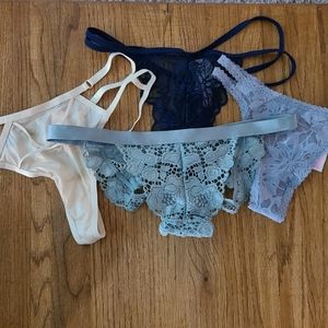 BNWT PINK brand thongs